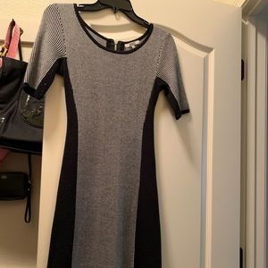 BB Dakota black and grey dress